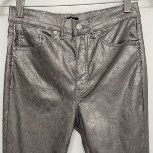Express Skinny Metallic Jeans